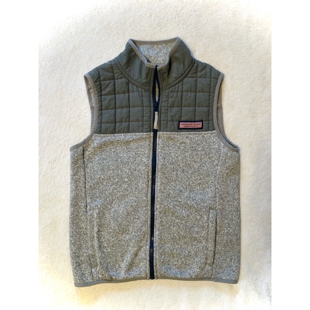Vineyard Vines - Martha’s Vineyard Sleeveless Fleece Vest Boys M (12-14)